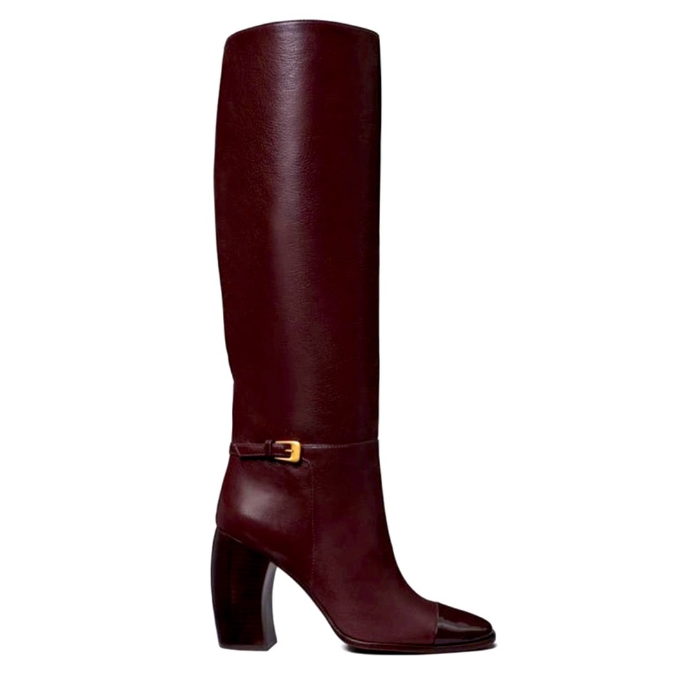 Tory Burch Women's Tall Banana Heel Boots excellent condition size 9